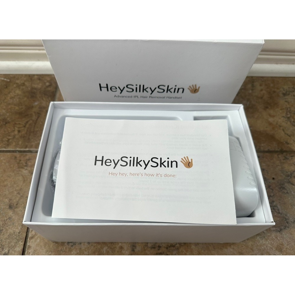 New in Open Box - HeySilkySkin Laser Hair Removal Handset Advanced IPL - Picture 7 of 8